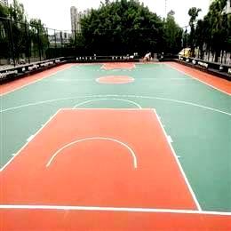 四川简阳滨江路硅PU篮球场必威(Betway)案例
